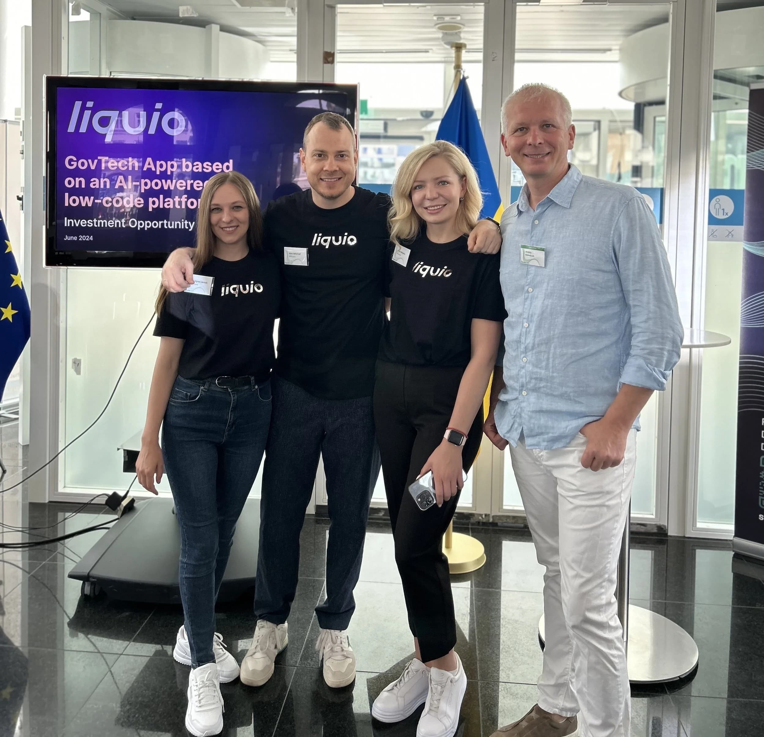 Kitsoft presented the low-code platform Liquio at Seven Camp Demo Day in Brussels